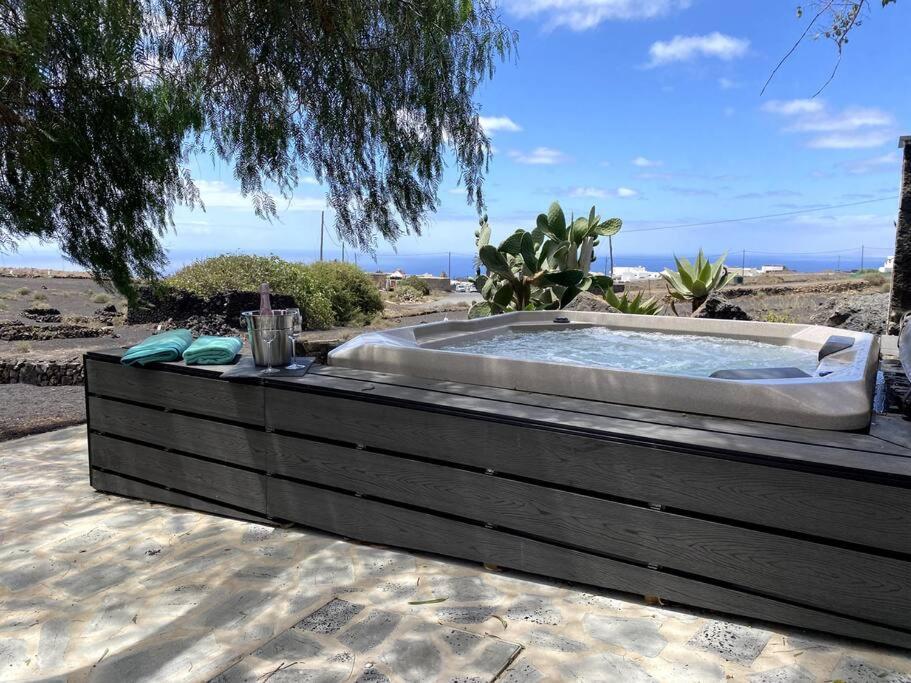 Cosy Finca, Sea Views, Jacuzzi La Asomada  Luaran gambar